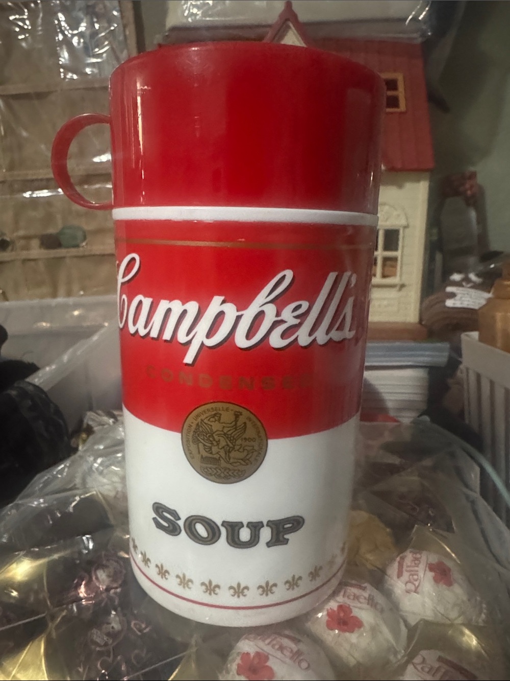 Campbell's Soup Can Thermos - Red & White